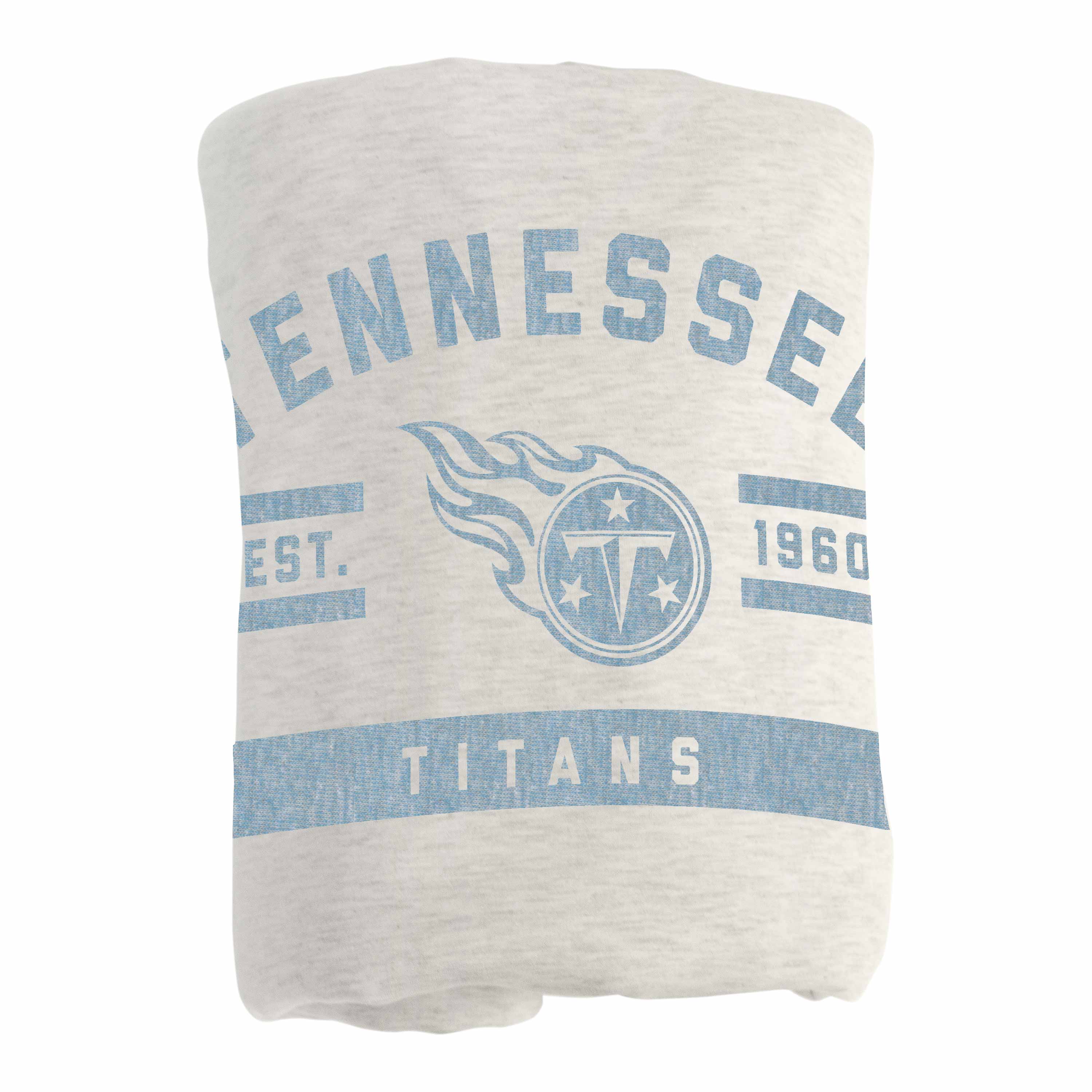 Tennessee Titans Oatmeal Sweatshirt Blanket - Image 3