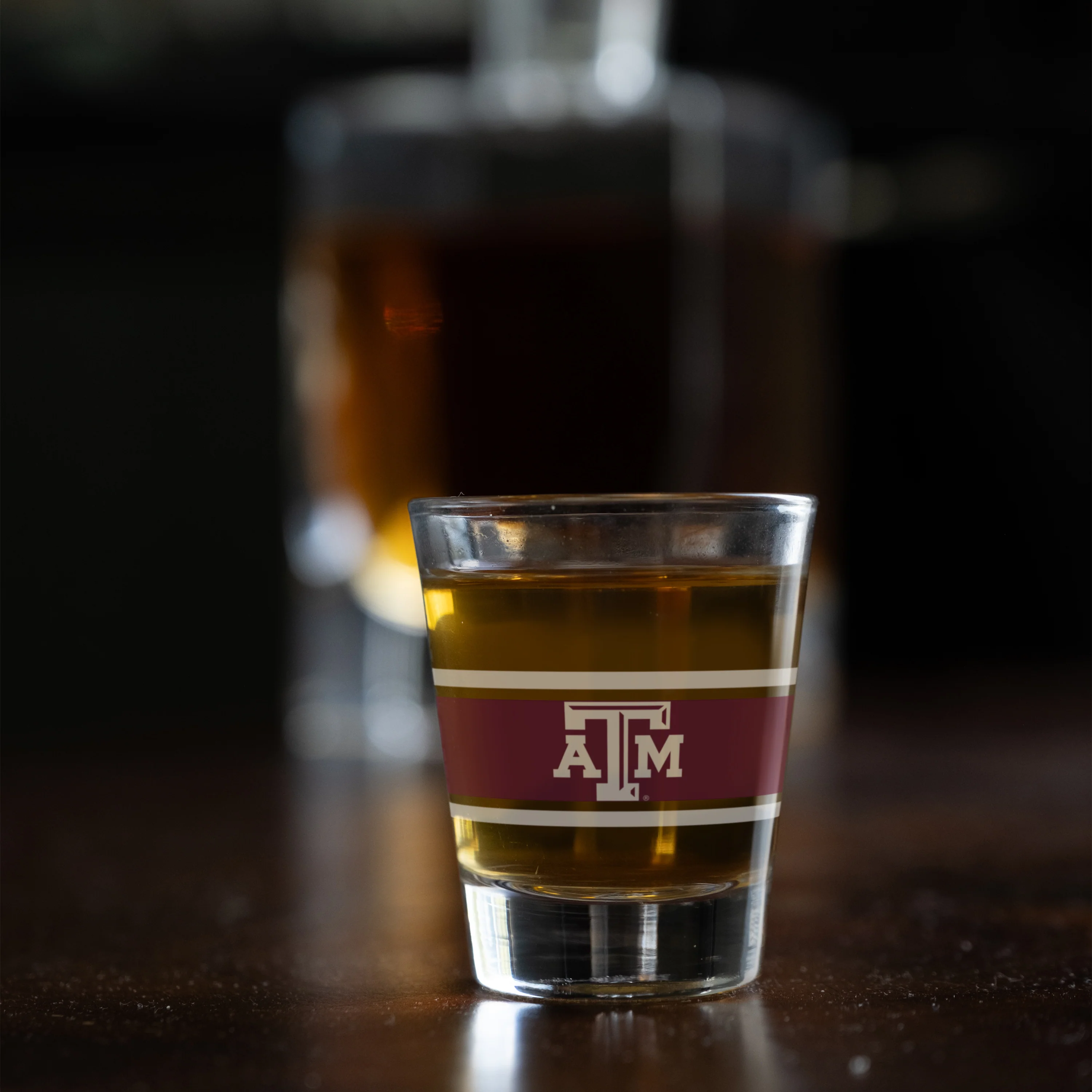 Texas A&M 2oz Stripe Shot Glass - Image 2