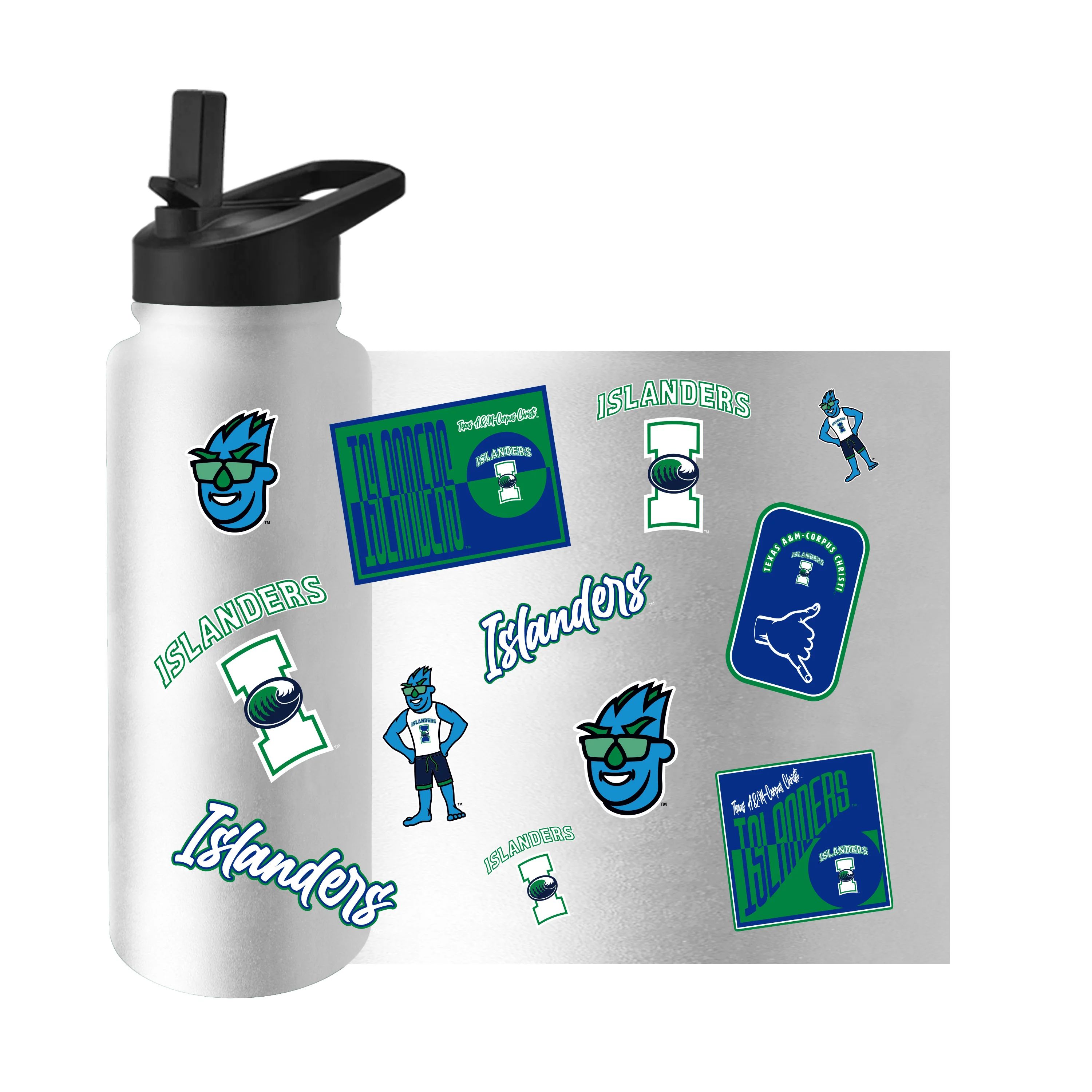 Texas A&M - Corpus Christi 34oz Dreamweave Quencher Bottle - Image 4