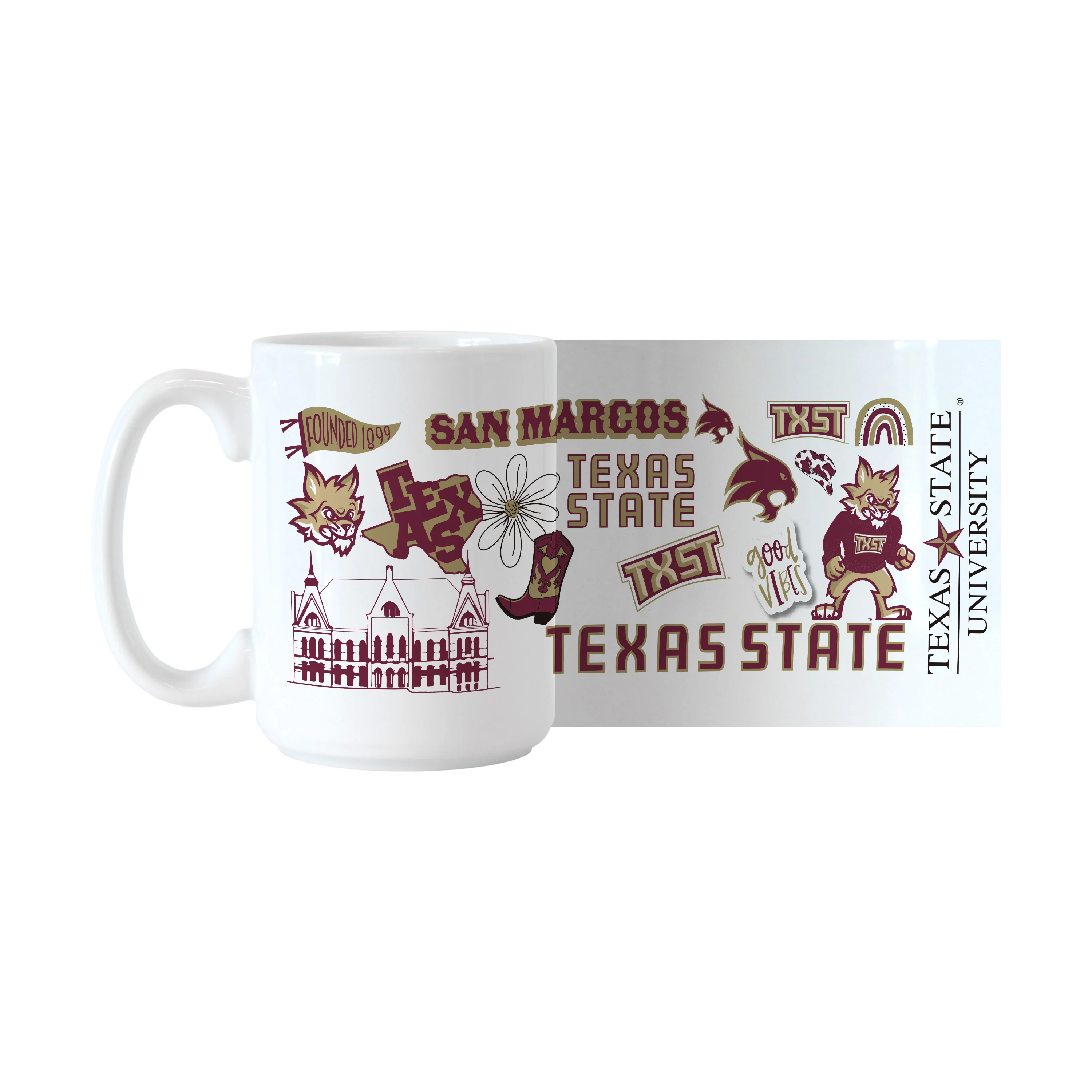 Texas State 15oz Native Sublimated Mug - Image 2