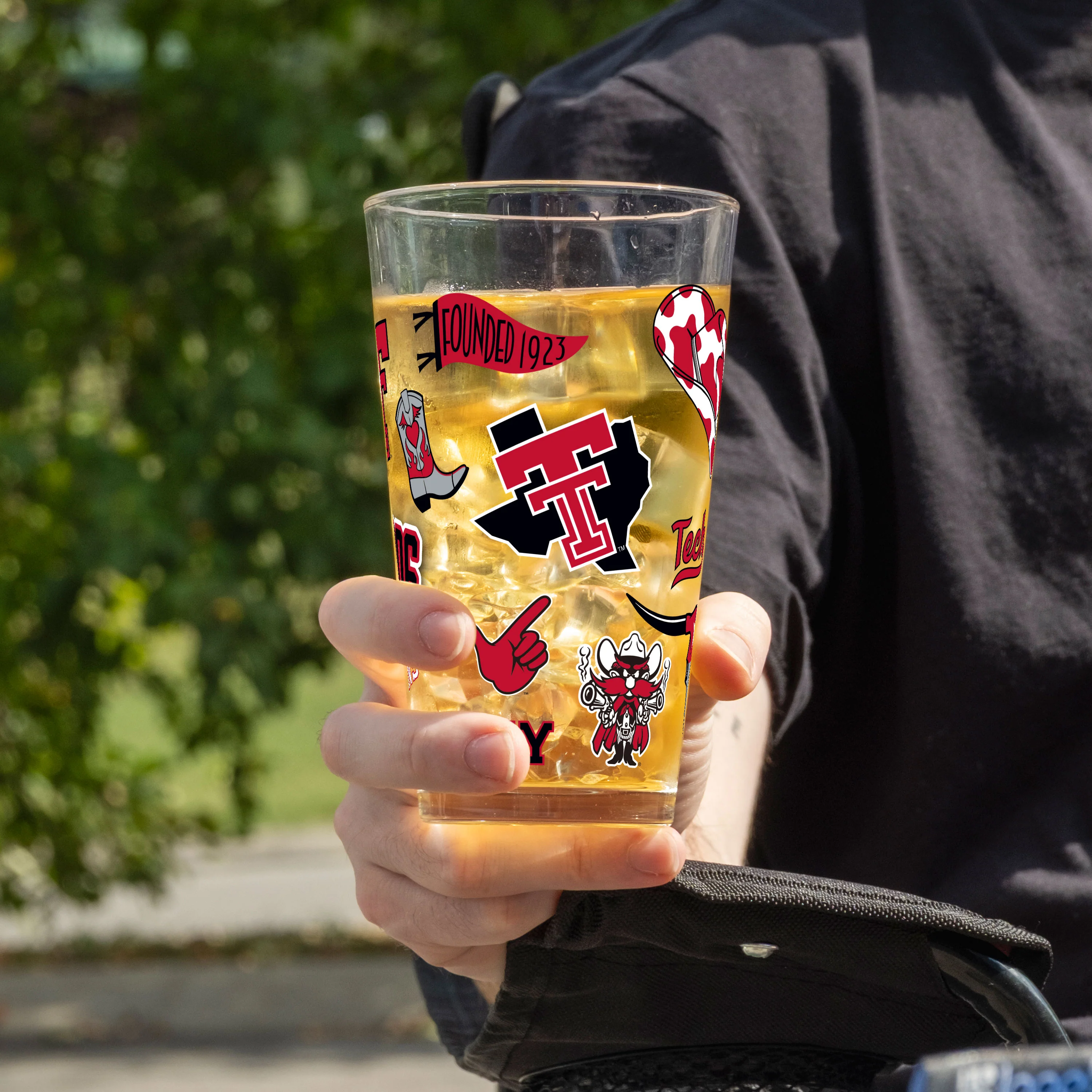 Texas Tech 16oz Native Pint Glass - Image 5