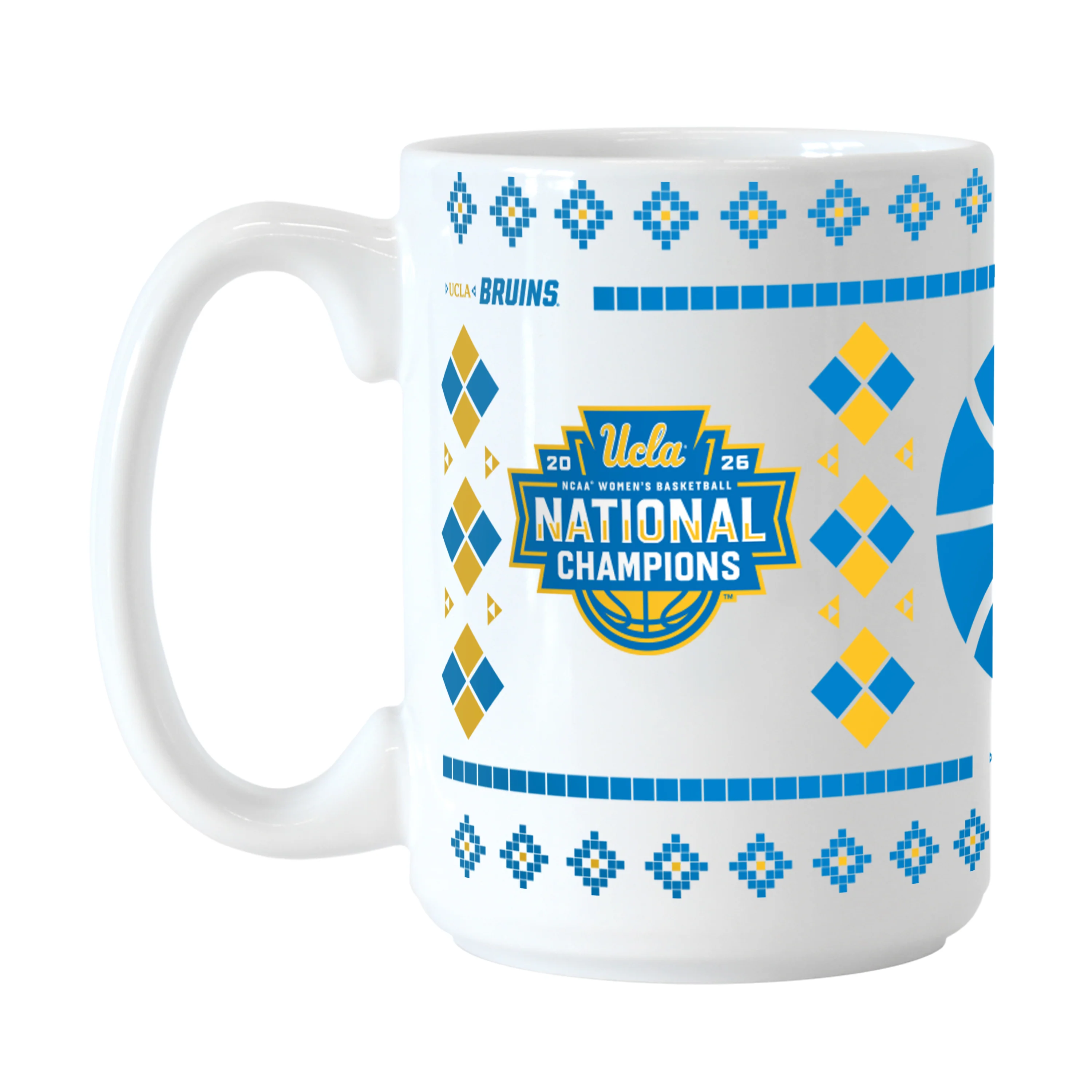 UCLA 2026 Womens Basketball Champions 15oz Recap Sublimated Mug