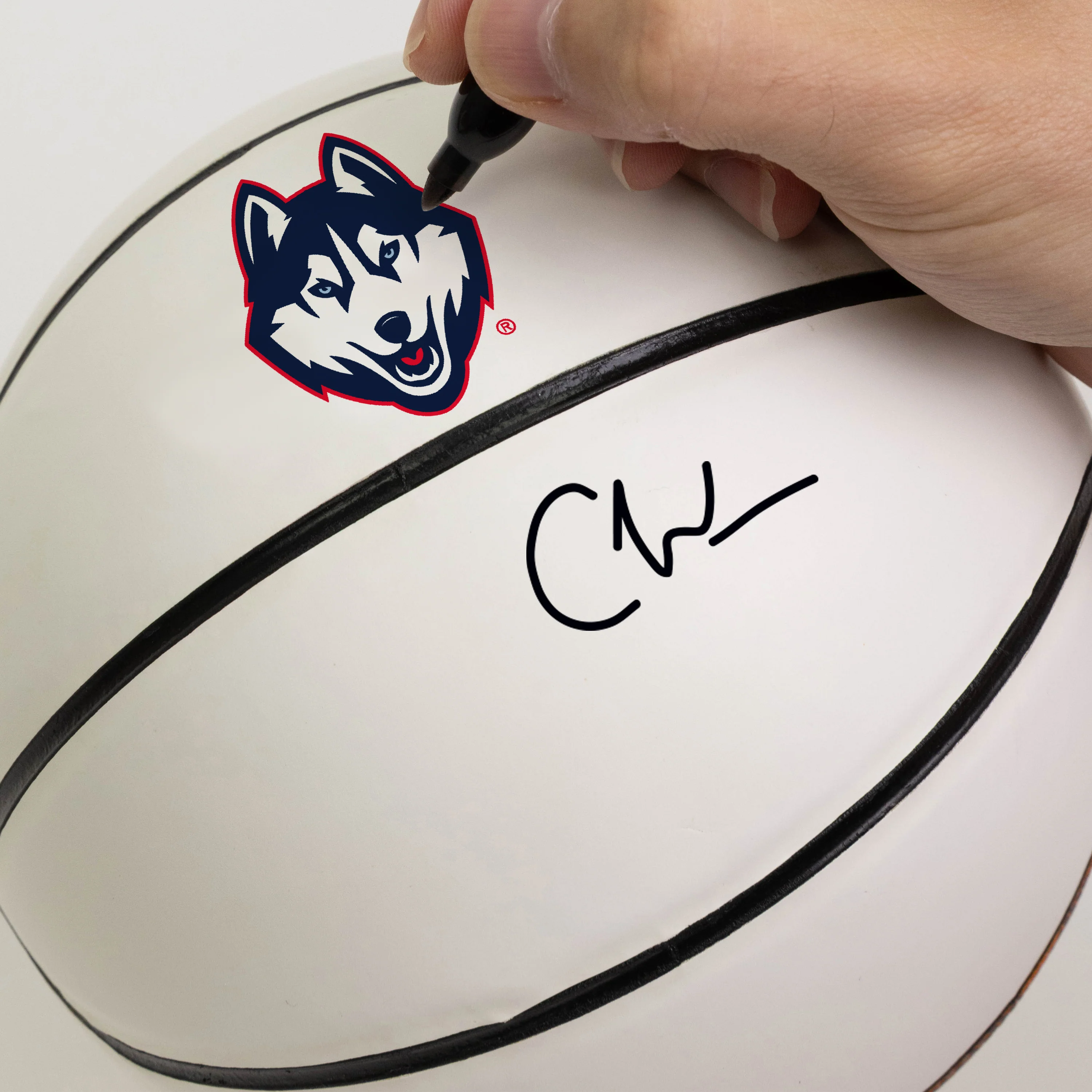 UConn Mini-Size Autograph Basketball - Image 7