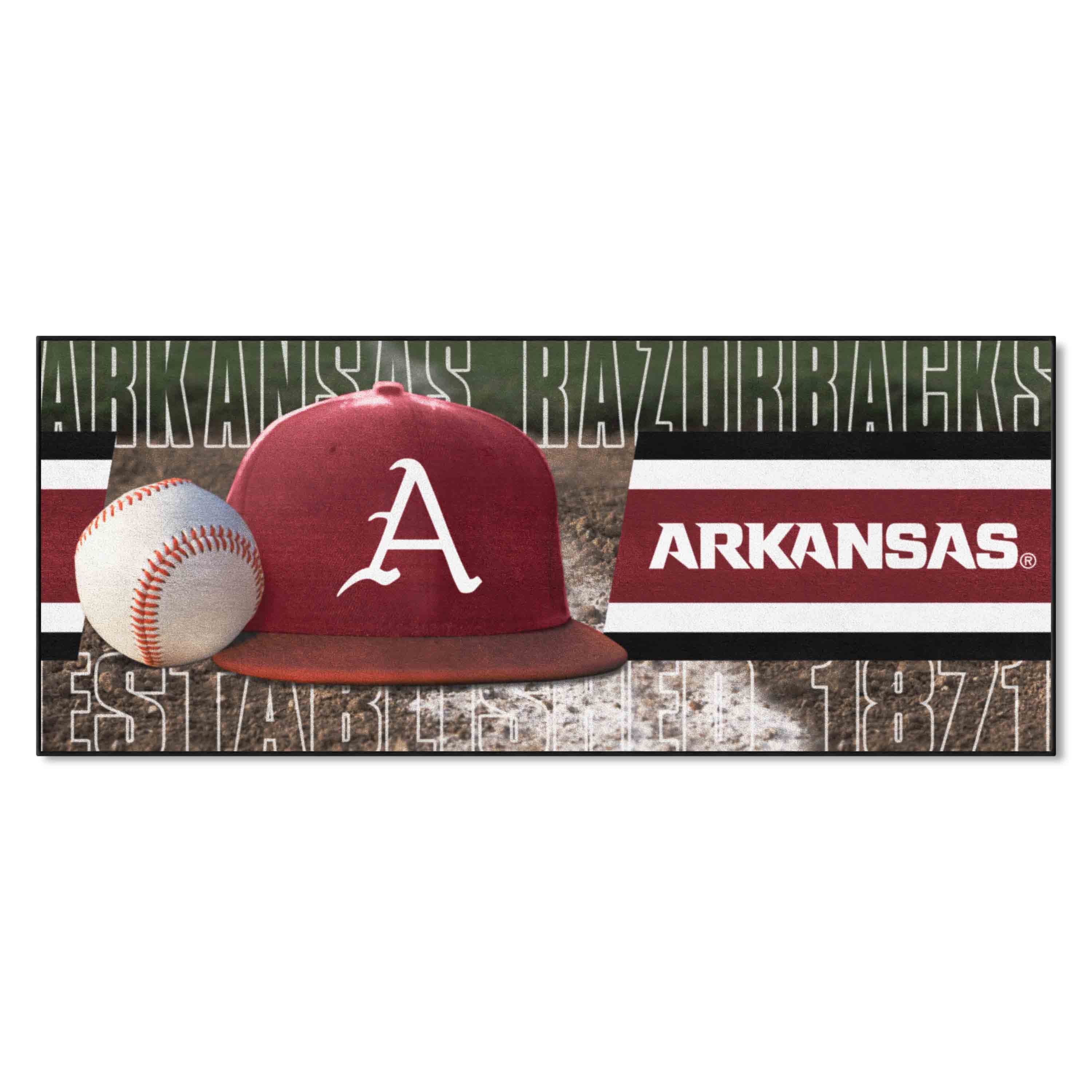 University of Arkansas Baseball Runner