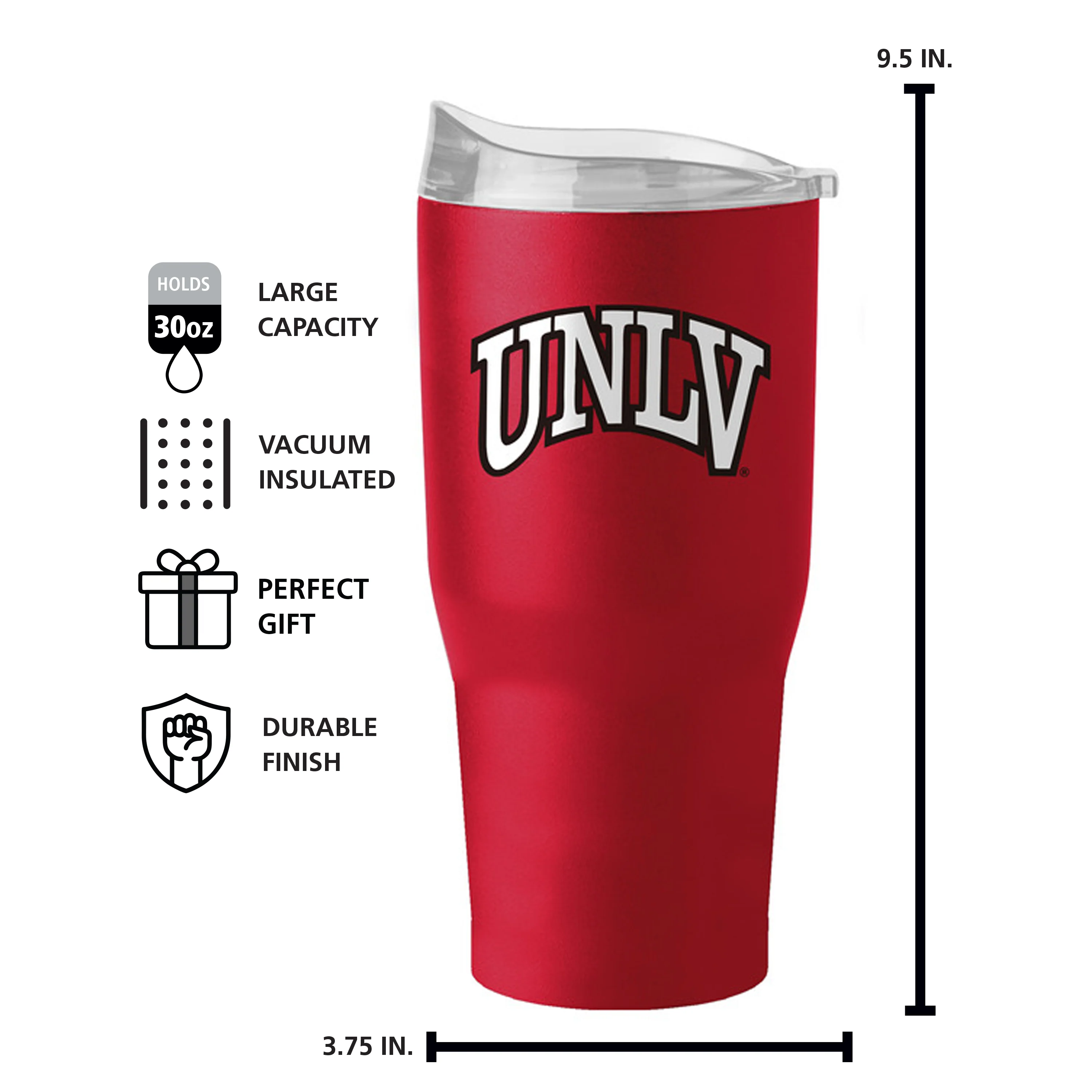 UNLV 30oz Flipside Powder Coat Tumbler - Image 6