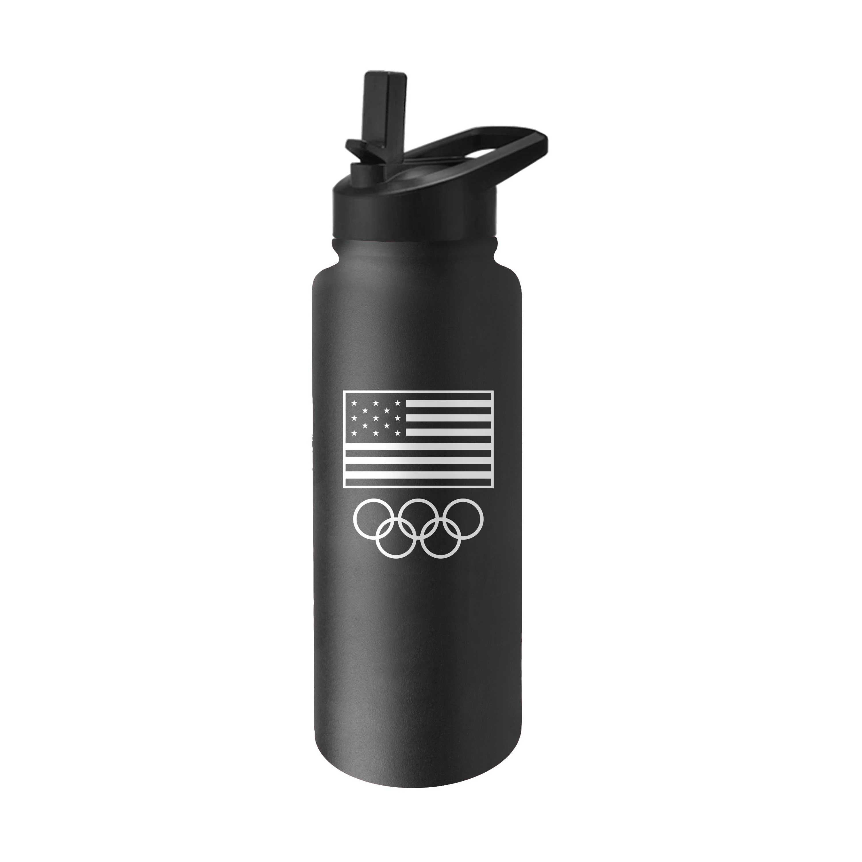 US Olympic Commitee 34oz Standard Logo Quencher Bottle