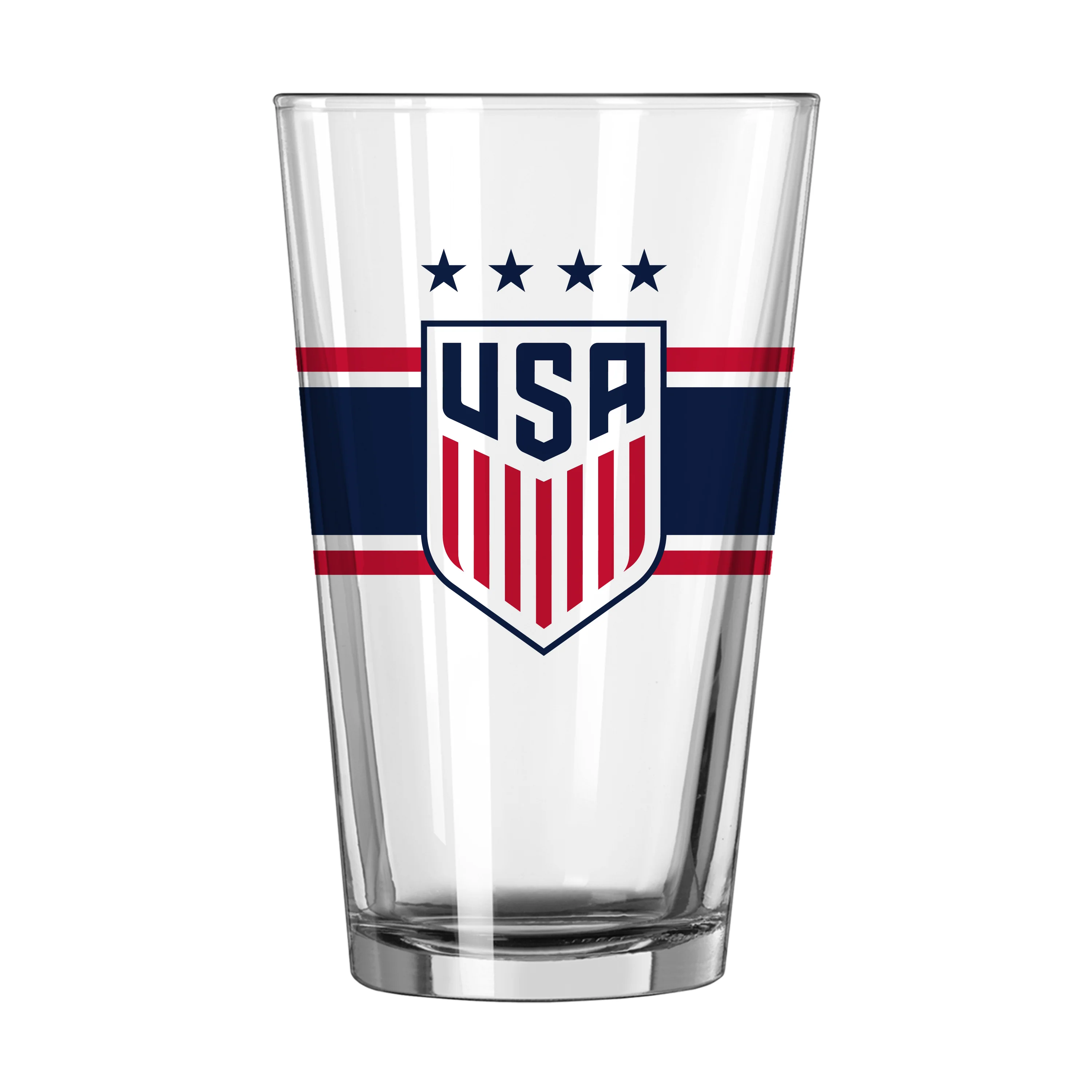 US Womens Soccer Team 16oz Stripe Pint Glass