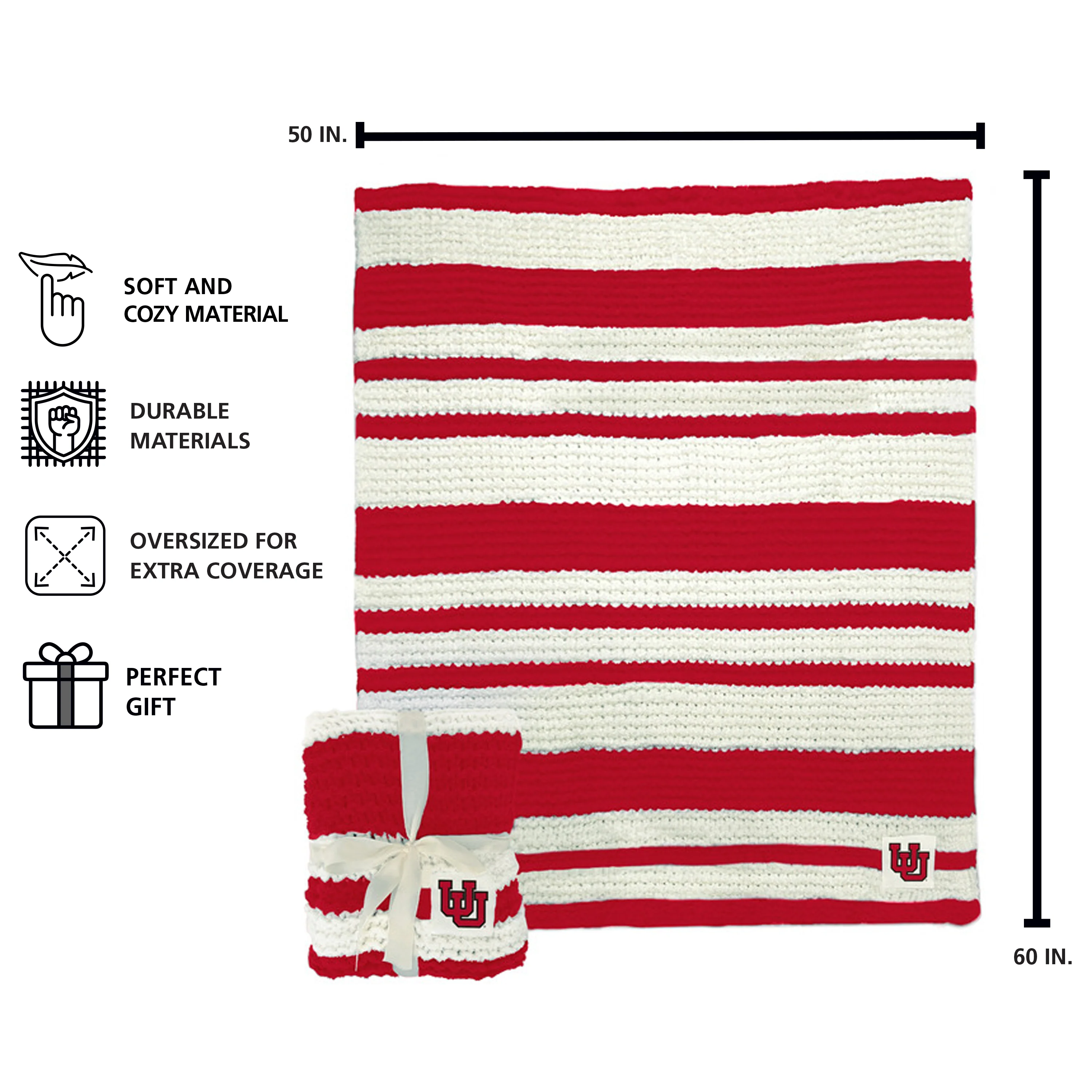 Utah Cable Knit Throw 50x60 - Image 3