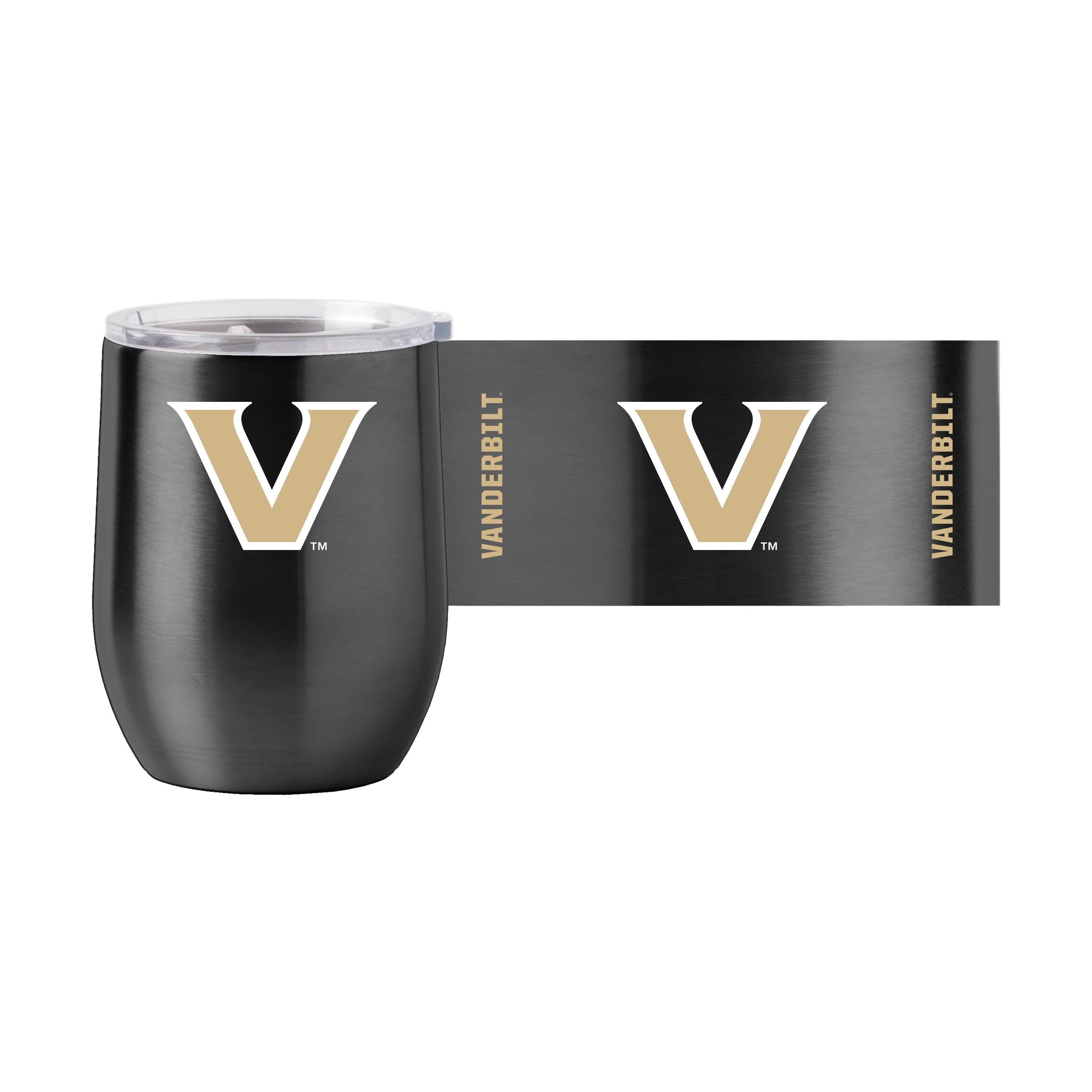 Vanderbilt 16oz Gameday Stainless Curved Beverage - Image 2