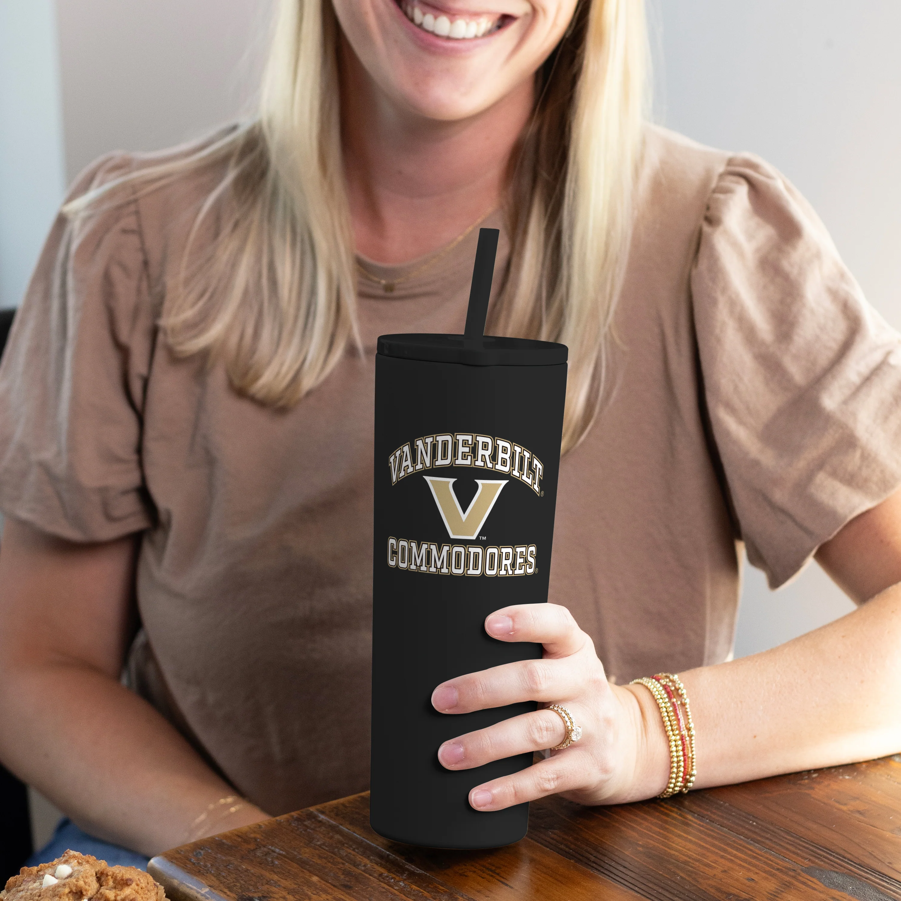 Vanderbilt 30oz Athletic SS Straw Tumbler - Image 4