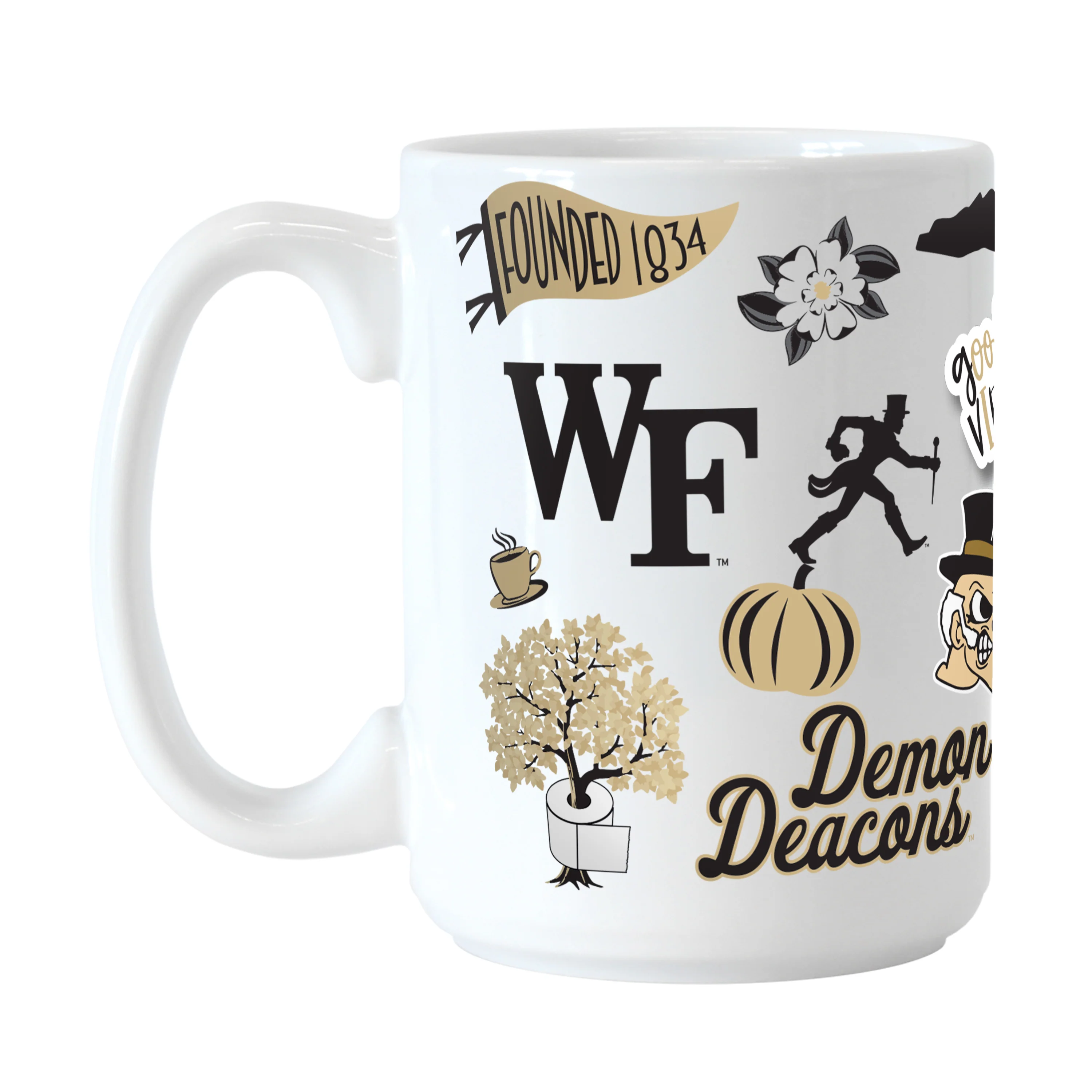 Wake Forest 15oz Native Sublimated Mug