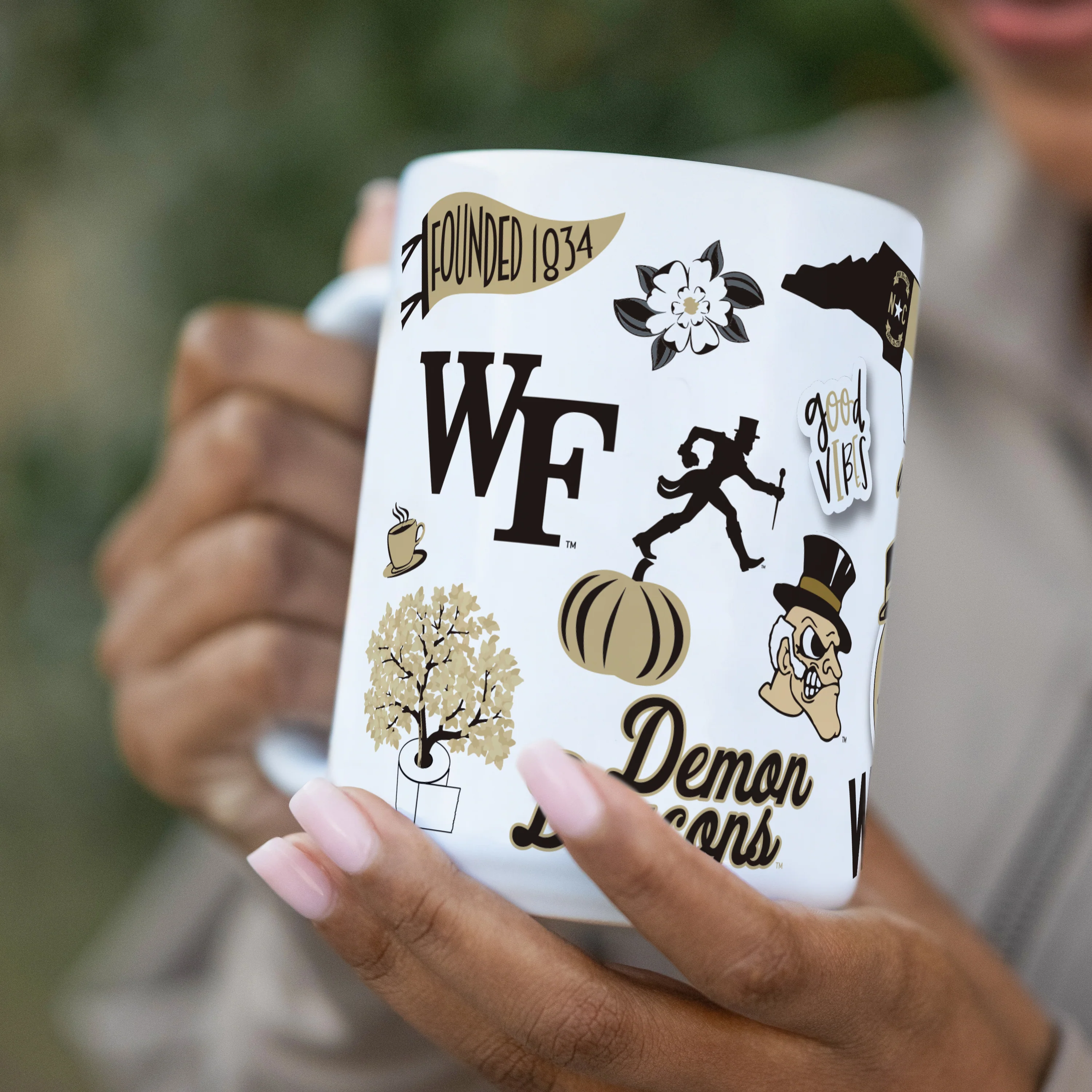 Wake Forest 15oz Native Sublimated Mug - Image 5