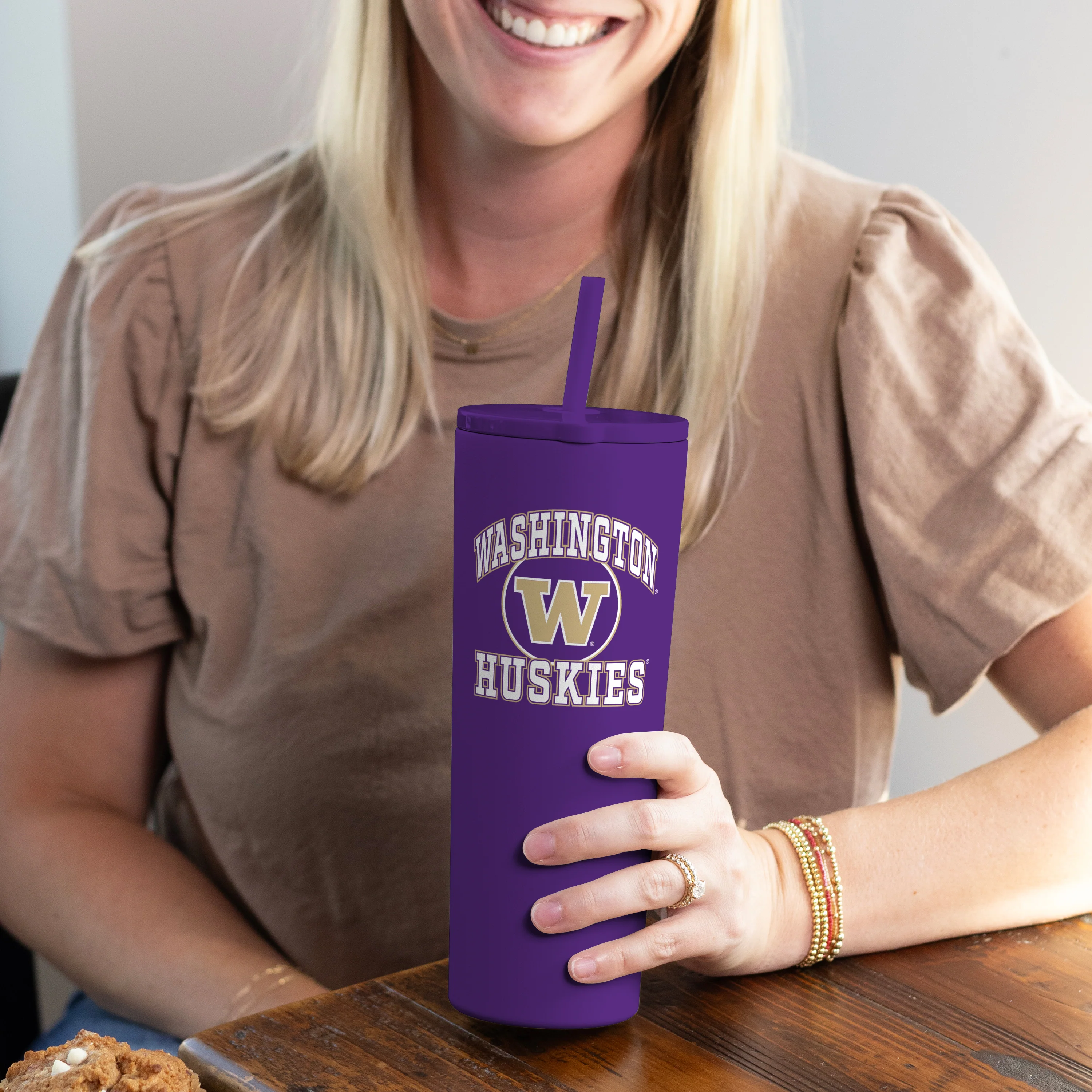 Washington 30oz Athletic SS Straw Tumbler - Image 4