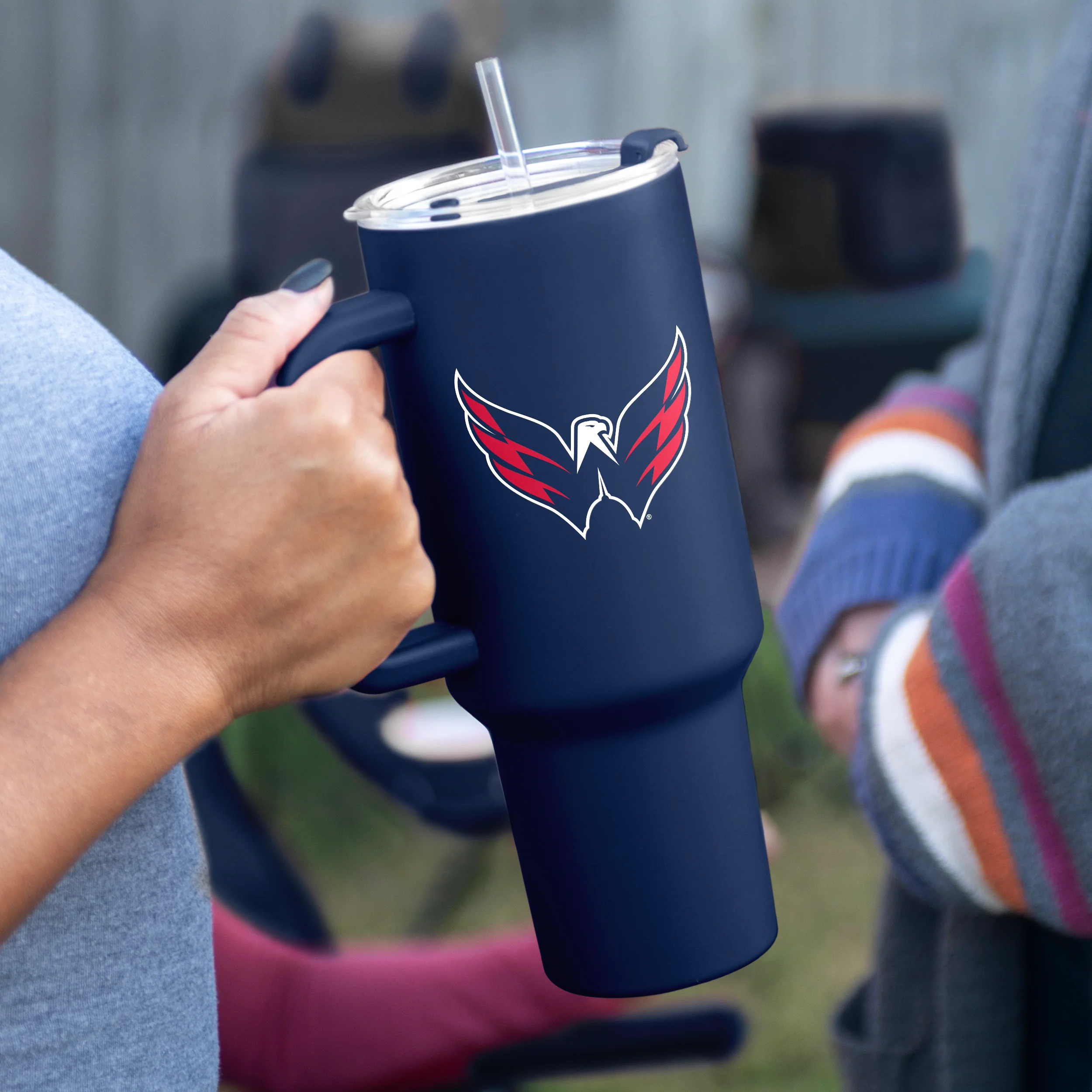 Washington Capitals 40oz Flipside Powder Coat Tumbler - Image 4
