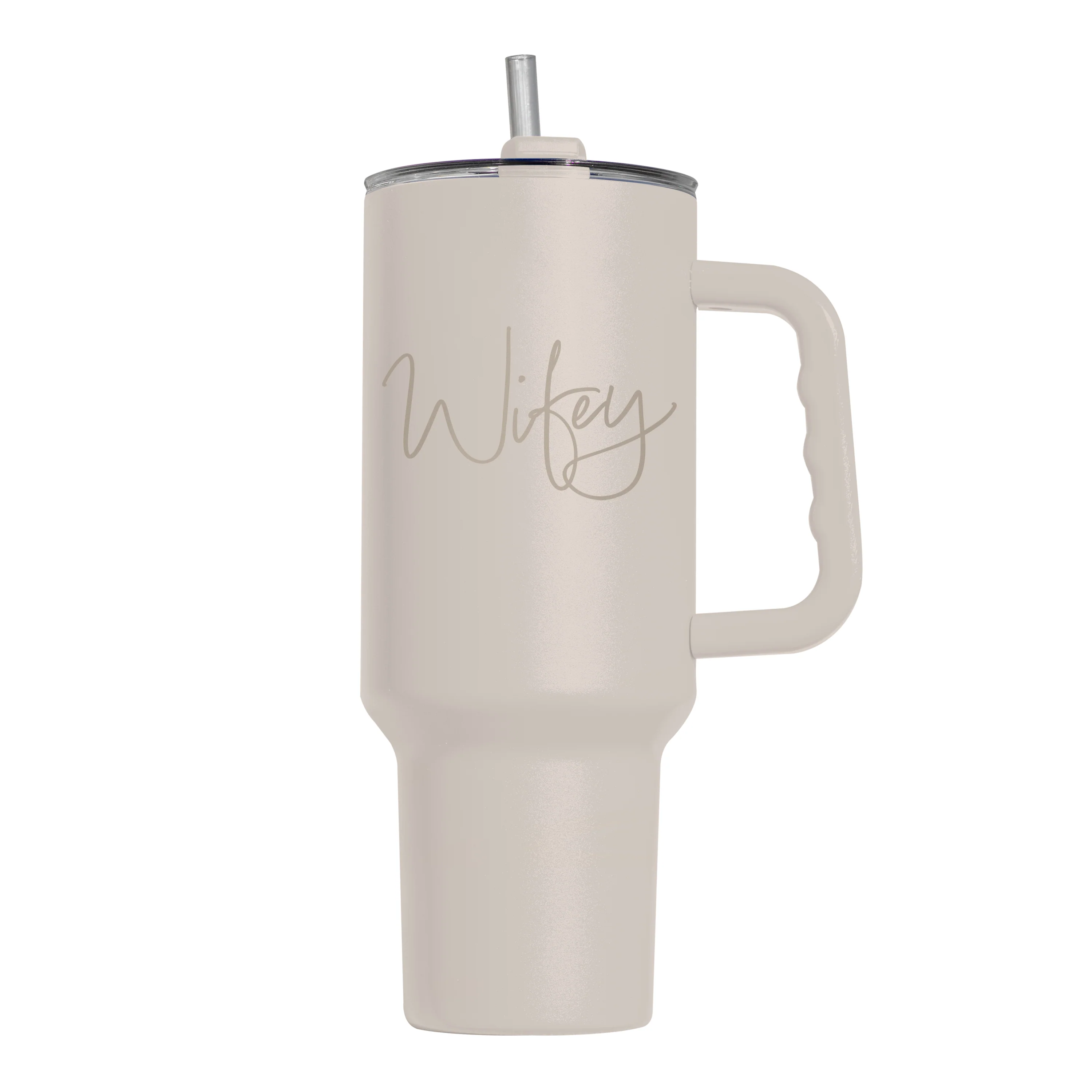 Wedding Collection Wifey 40oz Powder Coat Tumbler