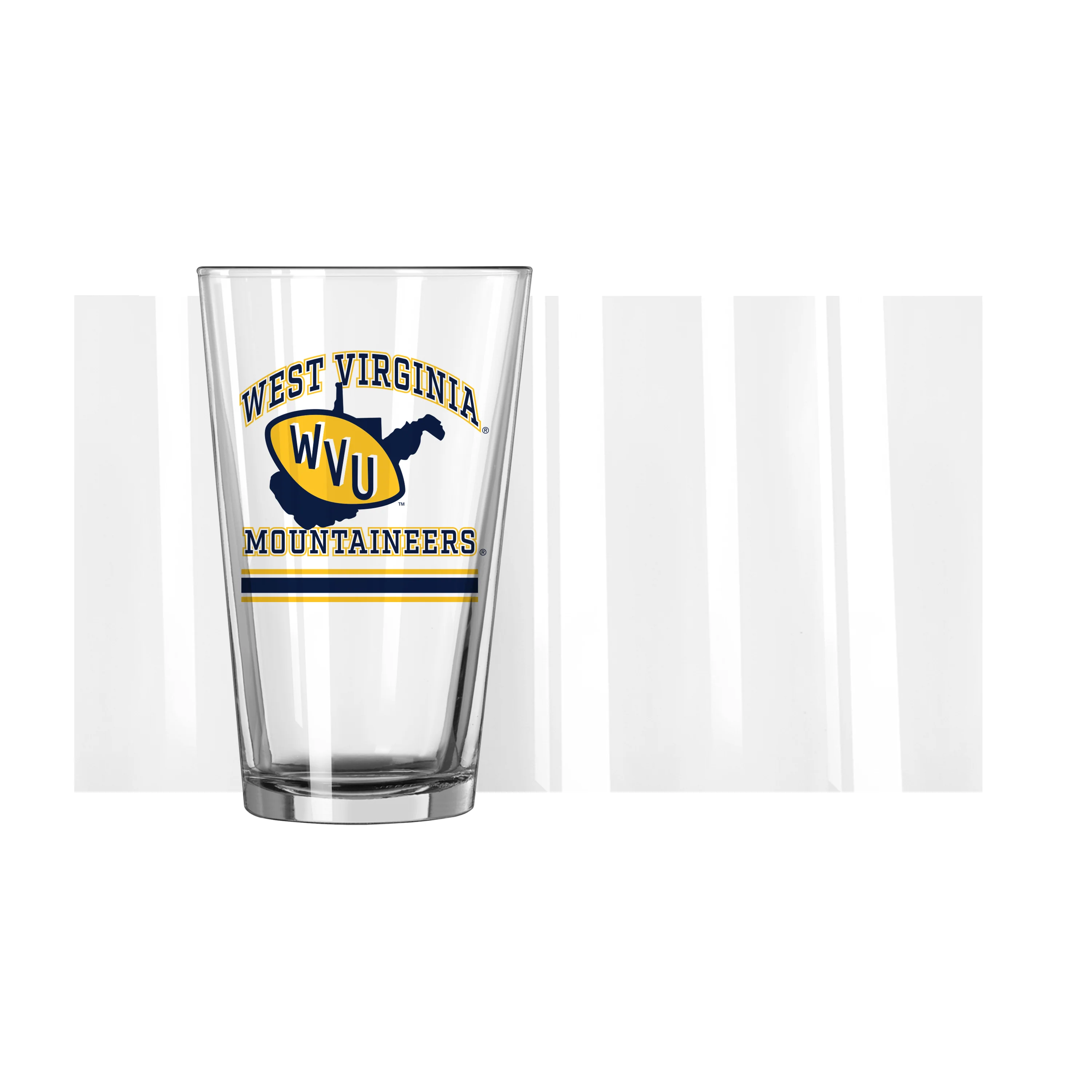West Virginia 16oz Archway Pint Glass - Image 2