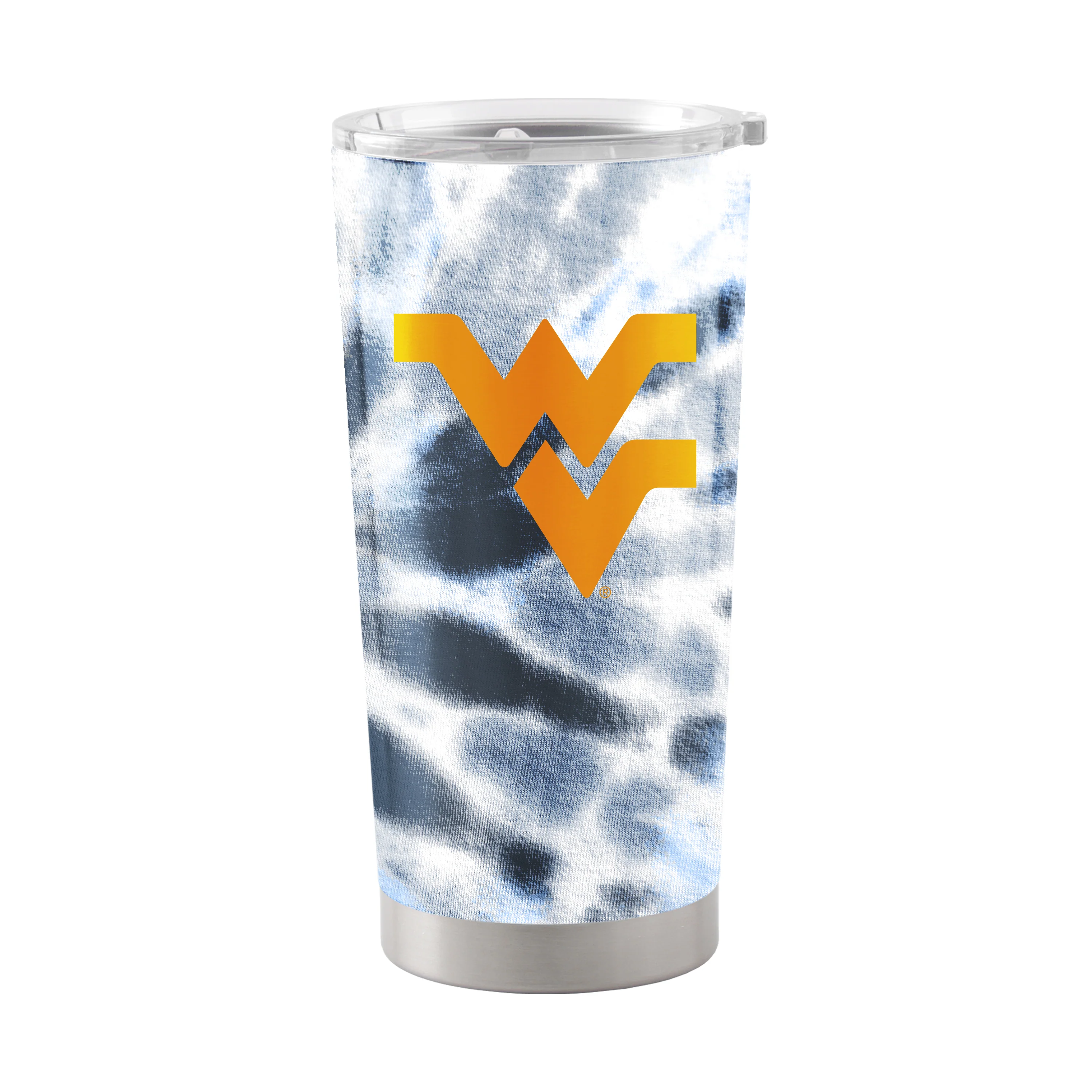 West Virginia 20oz Tie Dye Stainless Steel Tumbler - Image 2