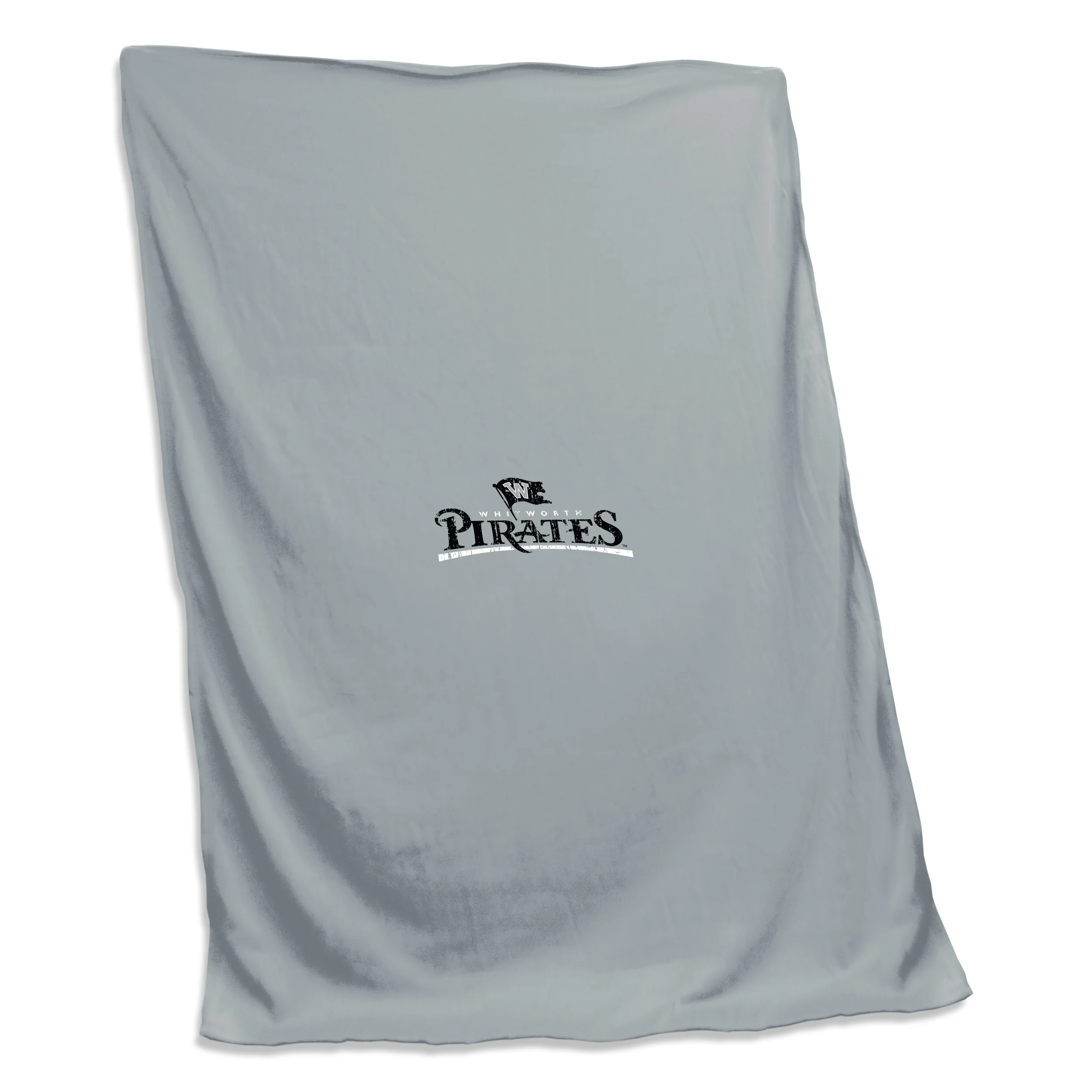 Whitworth Gray Screened Sweatshirt Blanket