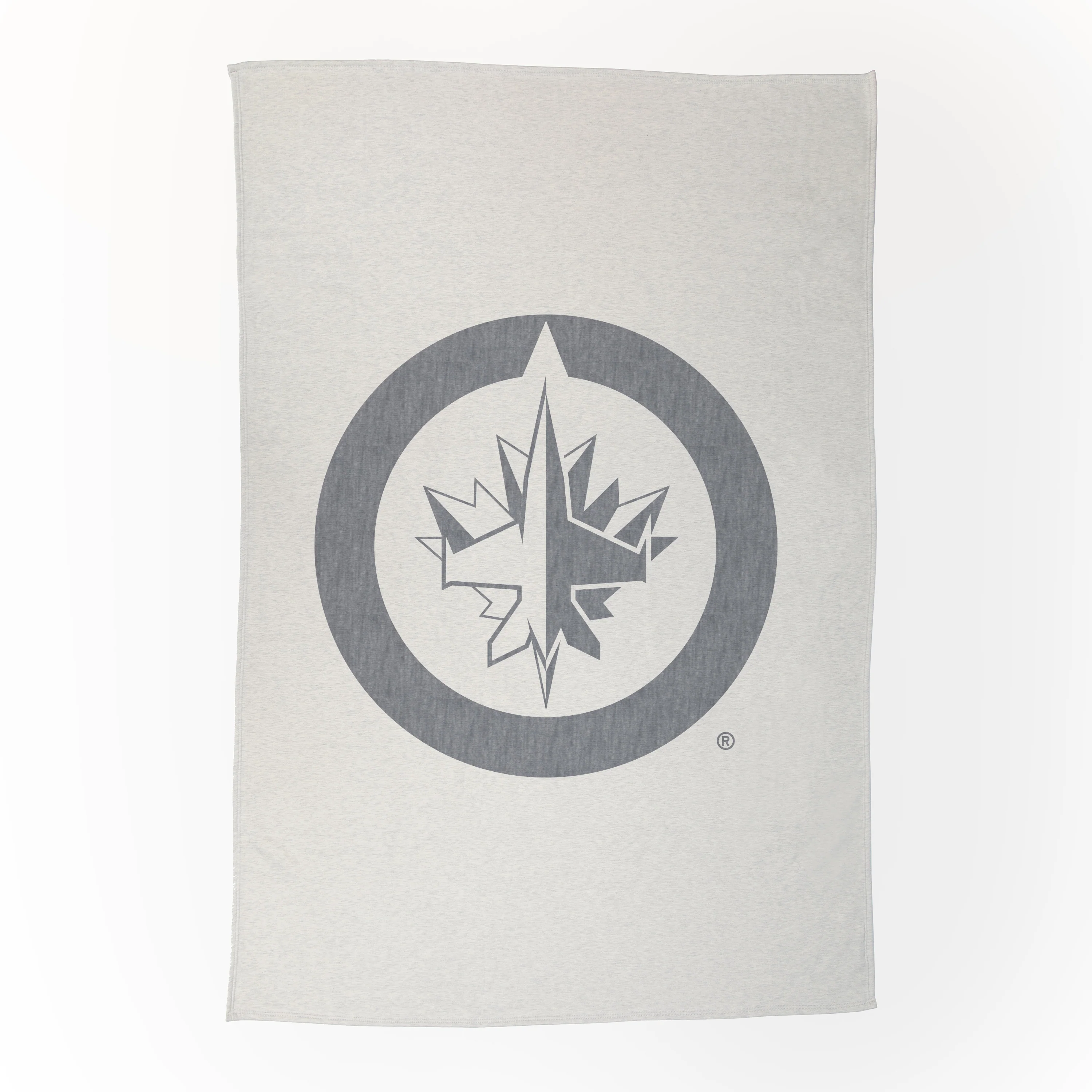 Winnipeg Jets Oversized Logo Sublimated Sweatshirt Blanket