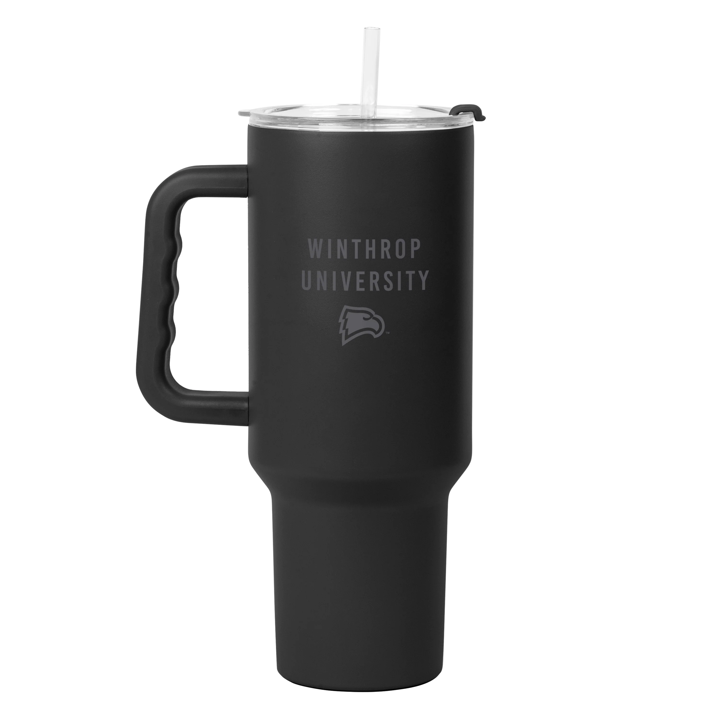 Winthrop 40oz Black Tonal Powder Coat Tumbler
