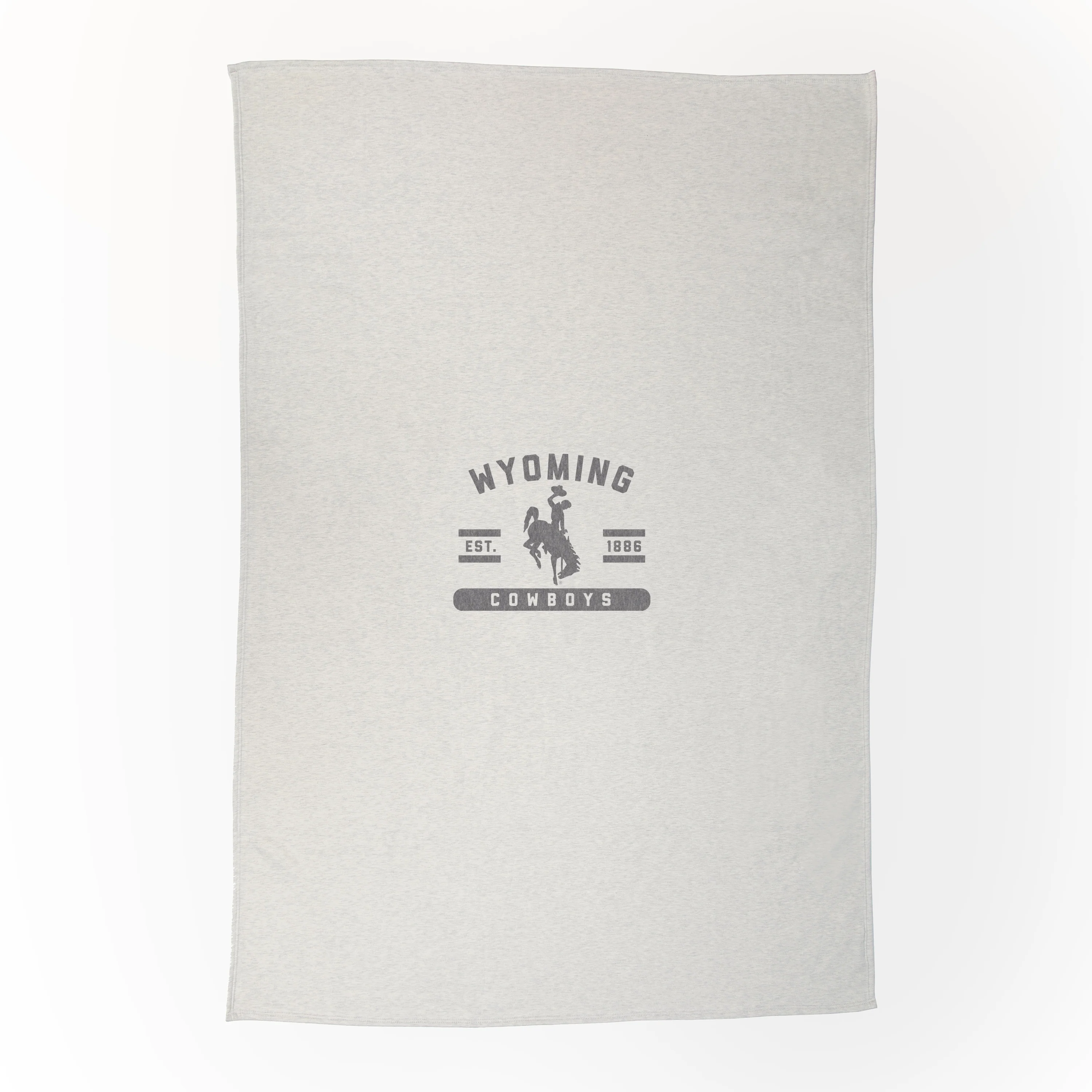 Wyoming Oatmeal Sweatshirt Blanket