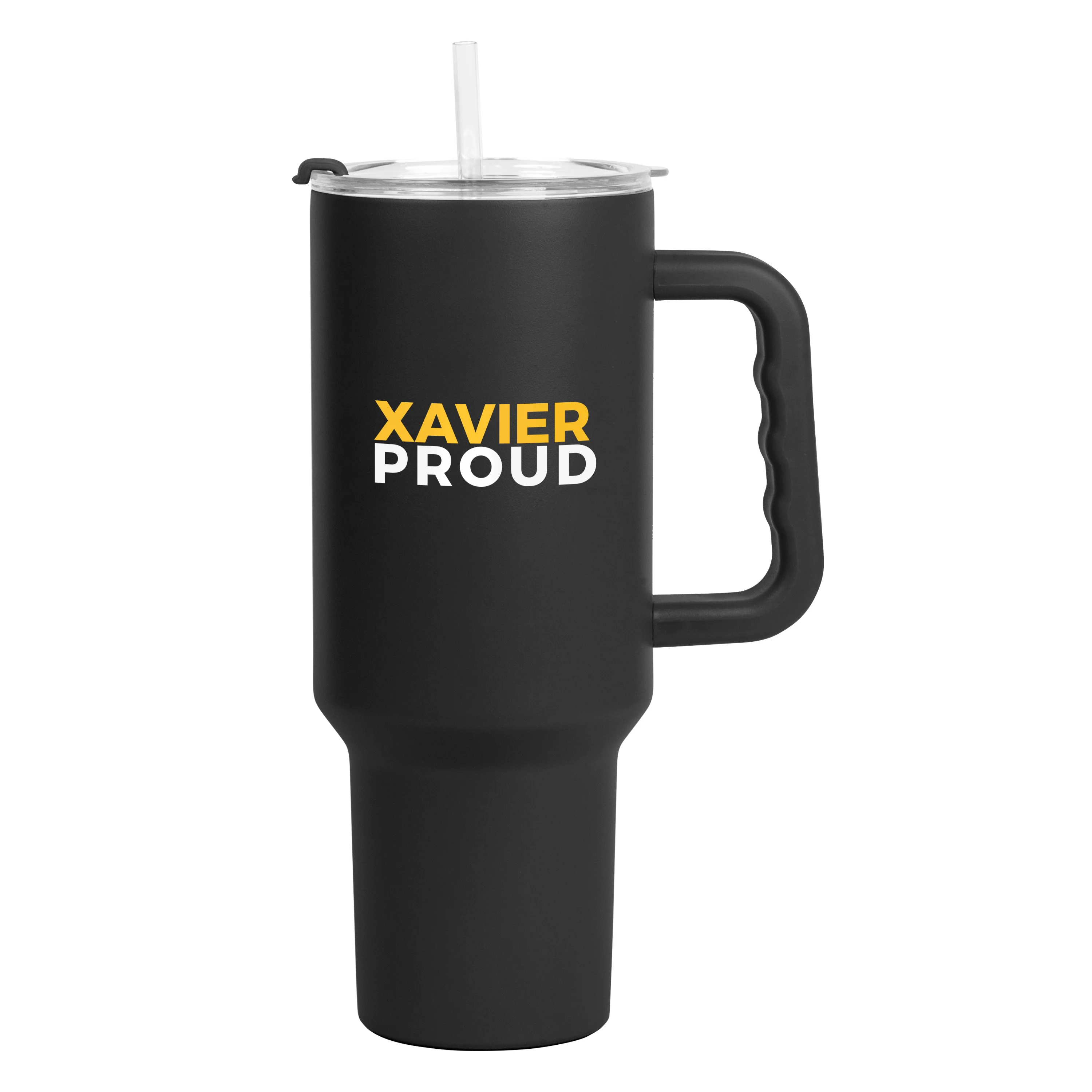 Xavier of Louisiana 40oz Flipside Powder Coat Tumbler - Image 2